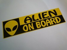 Alien On Board Car Van Camper