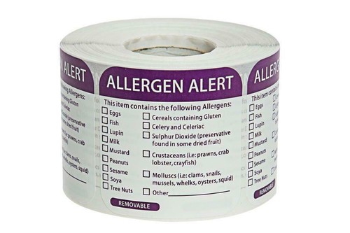 Food allergy allergen warning - food,