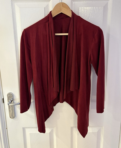 Desigual burgundy open front - burgundy,