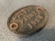 Original Railway Plate - DUE