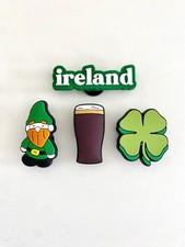 Ireland St Patrics Day Irish Shoe Charms For Crocs Jibbitz