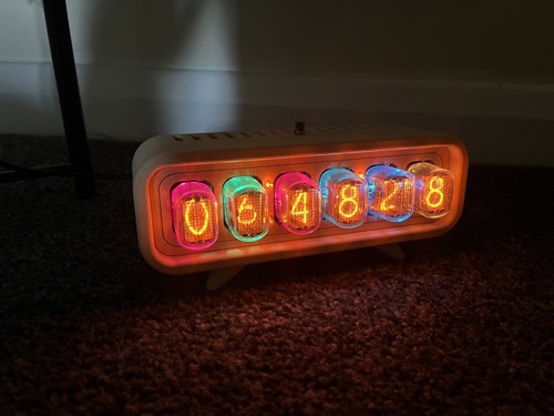 Nixie tube clock 6 tubes - nixie,