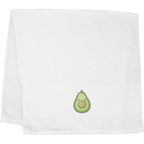 Kawaii avocado hand towel - towel,