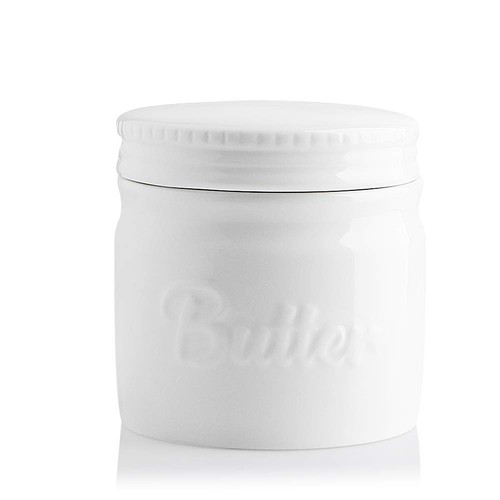 Porcelain butter keeper - porcelain,