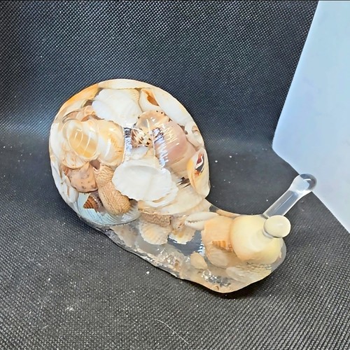 Handmade resin snail - handmade,