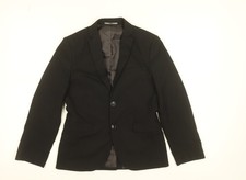 Next Boys Black Formal Blazer Jacket - Size 10 Years, Regular Fit