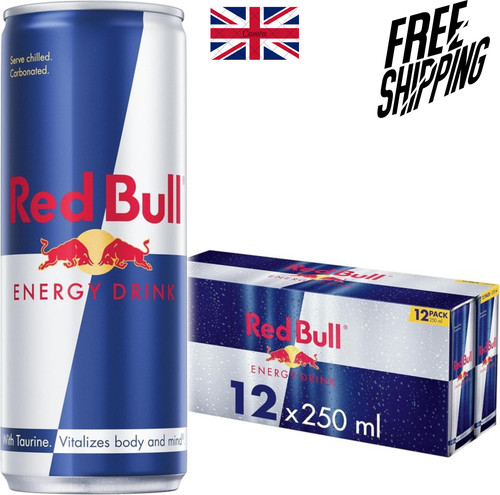 Red bull energy drink - red, ml