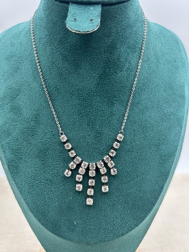 Vintage rhinestone waterfall - vintage,
