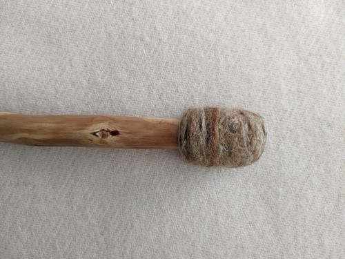 Shamanic drum beater felted - shamanic,