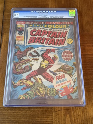 Captain britain cgc - captain, 1