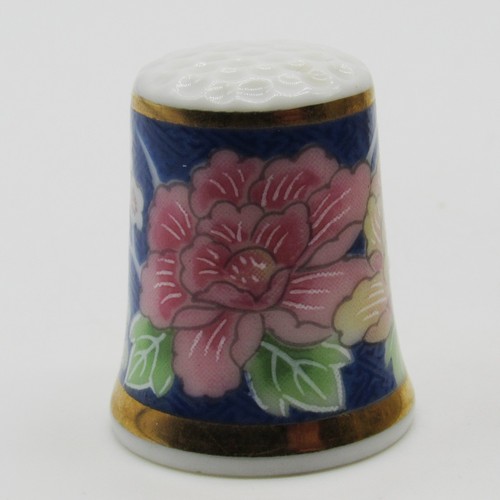 Thimble collectors club peony - collectors, club,