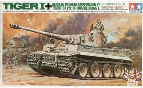 Tamiya german tiger i rc - 1/35,
