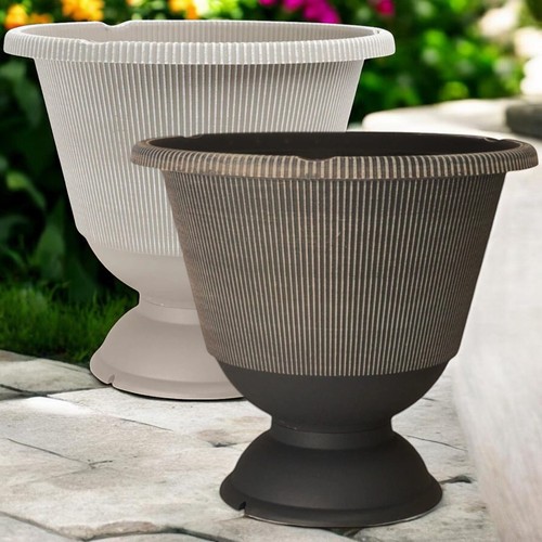 Jake 34cm urn planter grey - 34cm,