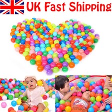 150 x Colorful Soft Plastic Ocean Balls for Kids Fun Play Pool Ball Pit Toys