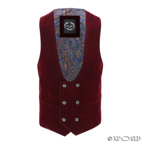 Men vintage velvet - velvet, double