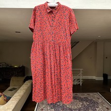  Toast Daisy print Shirtdress