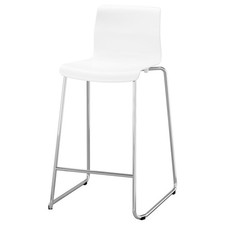Ikea Glenn Bar Stool White /