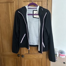 Women’s/girls Hollister Black rain jacket Size Medium,