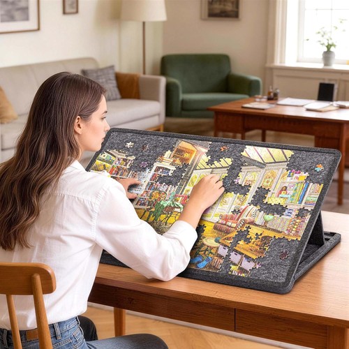 1000pcs puzzle board tilting - puzzle,
