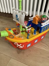Kiddieland Wheeled Pirate Ship With Sounds & Lights