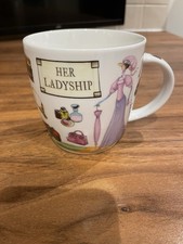 Queen's By Churchill "At Your Leisure" Her Ladyship Bone China Mug
