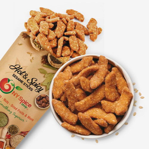 Hot spicy sesame sticks - sesame, chili