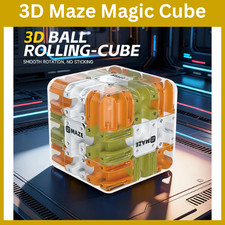 3D Maze Cube Puzzle - Large
