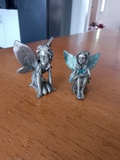 2 Pewter Fairies.