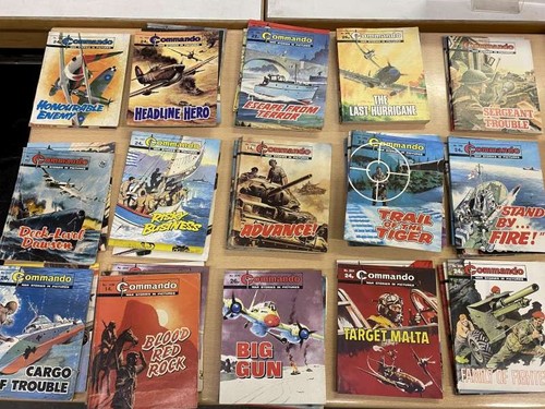 Commando comic books job - books,