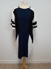 Henry Holland Ladies Blue & Black T-Shirt Dress Size 12