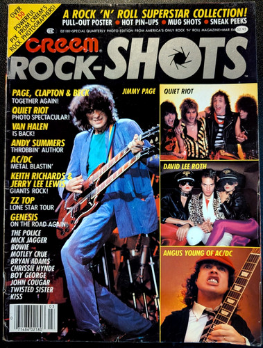 Creem rock shots magazine - creem,
