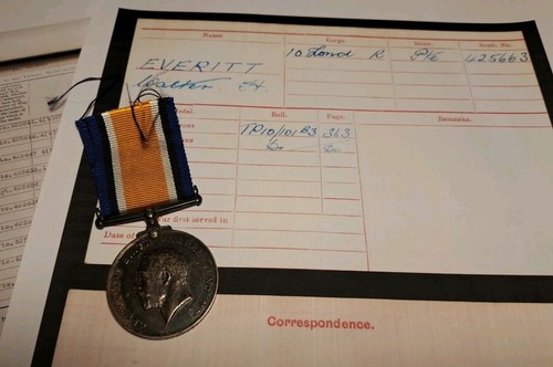 Ww1 british war medal - british, medal,