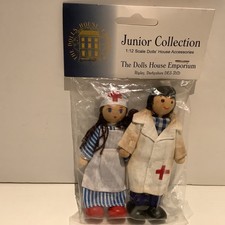 The Dolls House Emporium dolls collection 1:12 scale CE dr mopp & nurse Gladys 