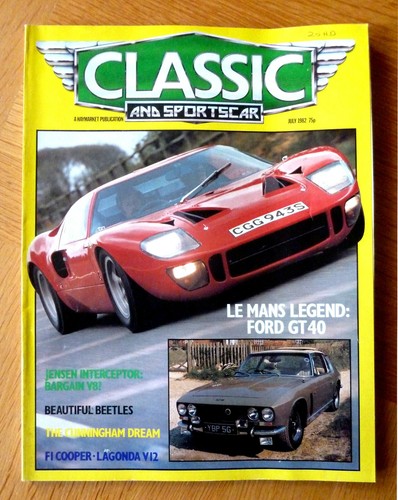 Classic car magazine - magazine, 1982
