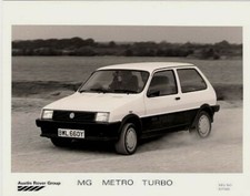 MG Metro Turbo 1982-1983 Original UK Market Press Photograph Front 3/4 View
