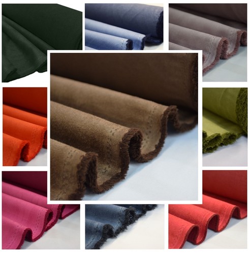 Faux suede polyester fabric - polyester,