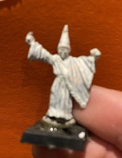 Warhammer Metal Miniature Wizard - Painted With Light Undercoat
