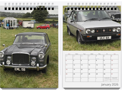 1st classic cars calendar - classic,
