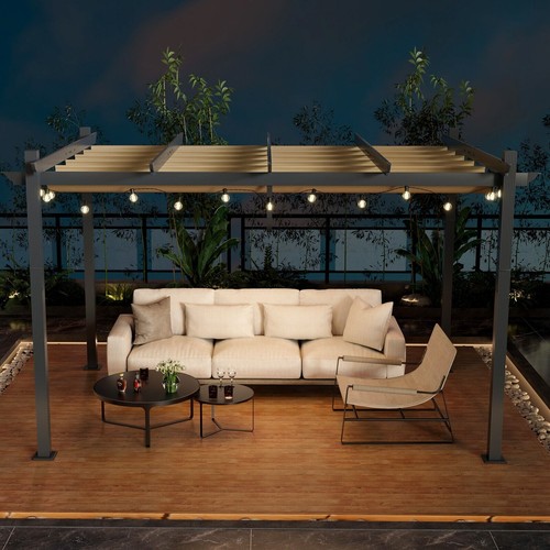 Aluminum grill pavilion canopy - grill,
