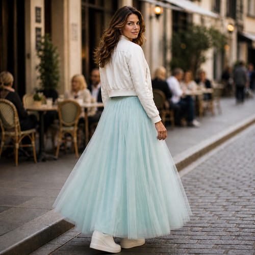 Coast tulle maxi skirt - coast,