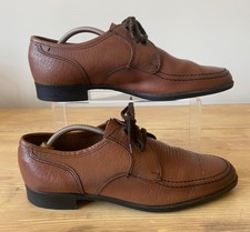DB Fine Footwear Grained Brown Leather Shoes  EU 44 UK 10 - Made in England
