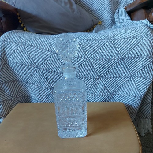 Crystal cut glass square - cut,