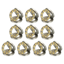 Thrust Ball Bearings 7X13X4.5 Mm, 10 Pcs Chrome Steel Miniature Single Row Rolle