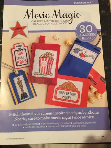 Movie magic cross stitch chart - movie,