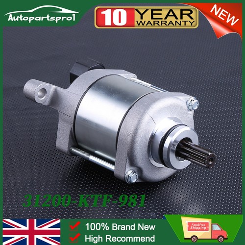 Starting motorcycle motor - motor, for