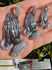 Moissanite Praying Folded