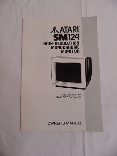 Atari sm124 monochrome - atari,