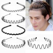 Black Metal Sports Hairband