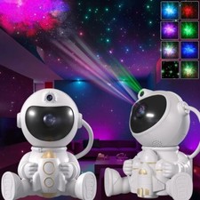 Rocket Astronaut LED Galaxy Projector - Star Night Light for Kids Bedroom Decor
