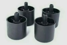 4 x 40MM BLACK PLASTIC